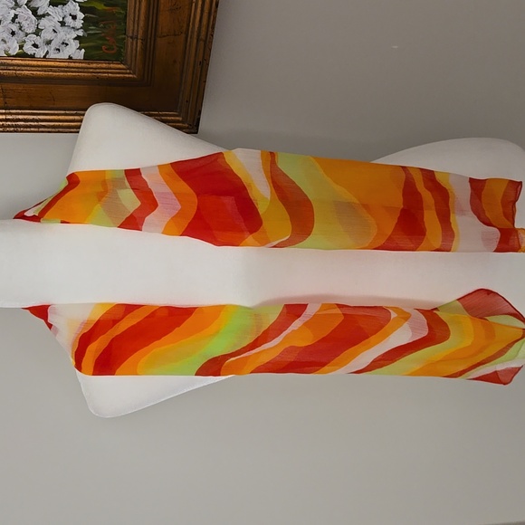 Colorful Striped Scarf - Picture 2 of 2